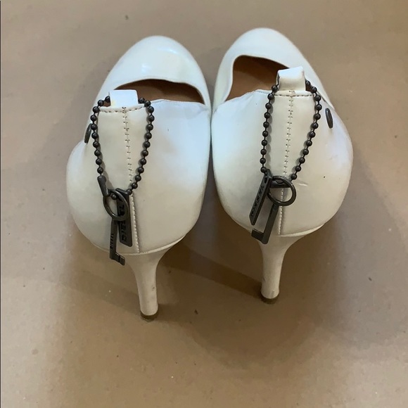 Diesel white high heels, size 7.5 - Picture 4 of 5